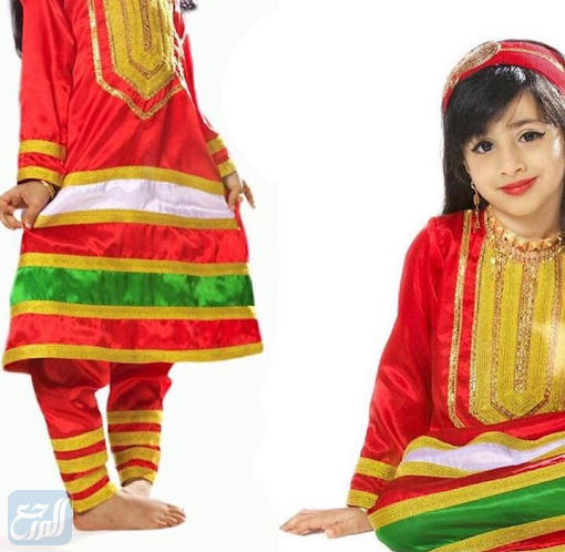 ملابس العيد الوطني العماني للاطفال 2021