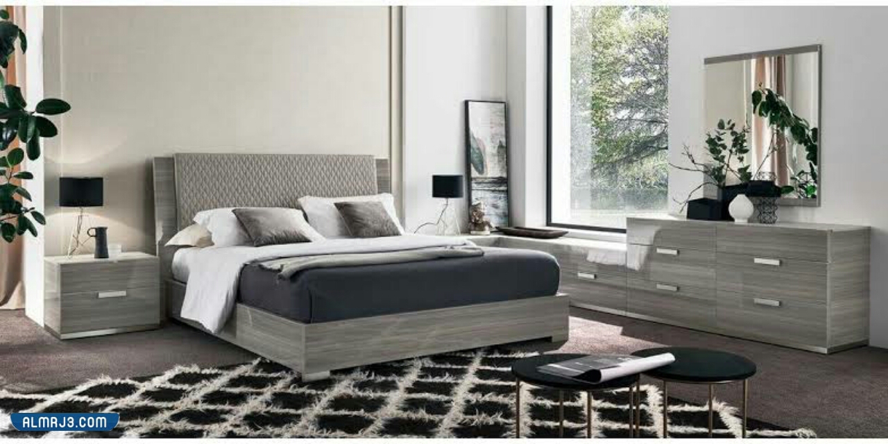 موديلات غرف نوم كاملة بتسريحات وسراير مودرن 2022
