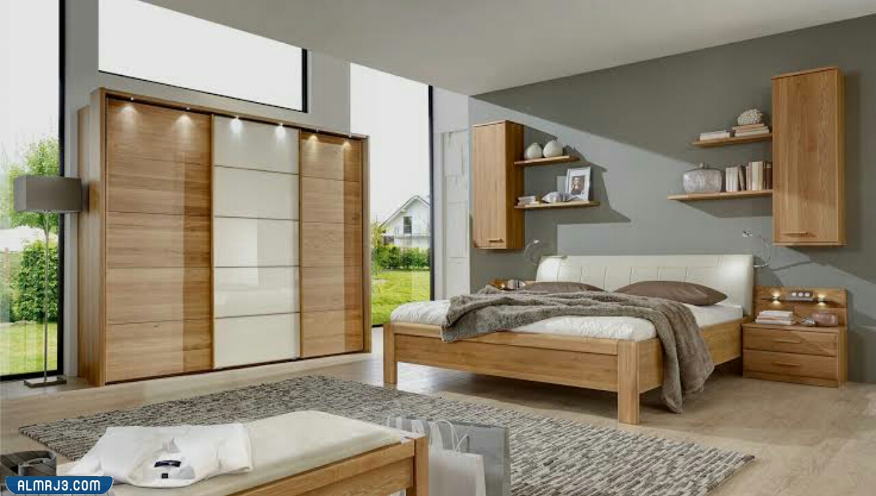 موديلات غرف نوم كاملة بتسريحات وسراير مودرن 2022