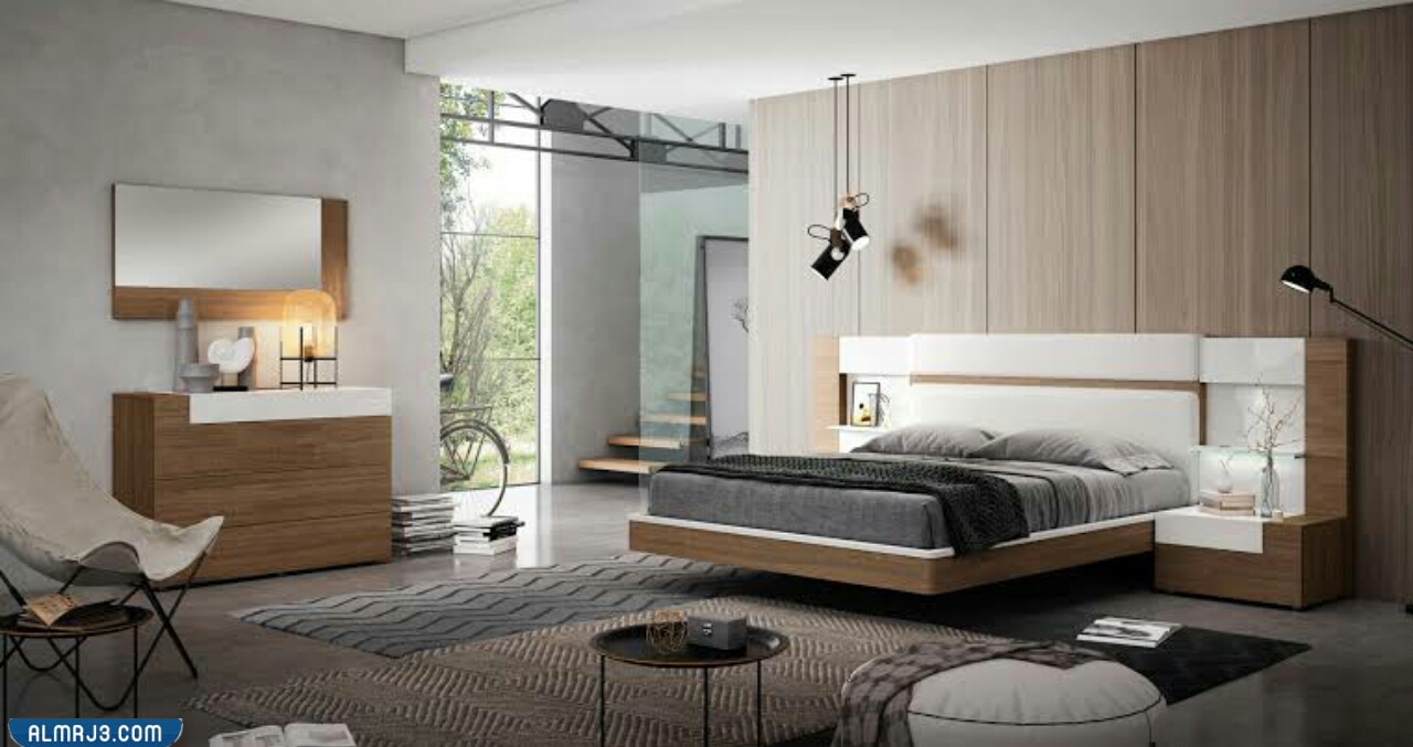 موديلات غرف نوم كاملة بتسريحات وسراير مودرن 2022