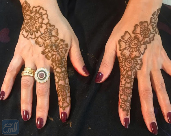اجمل نقش حناء عماني ناعم