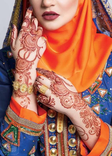 نقش حناء عماني تقليدي