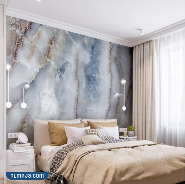 ورق جدران ثلاثي الأبعاد لغرف النوم