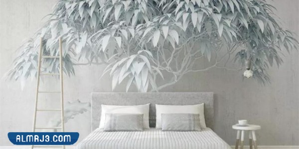 ورق جدران ثلاثي الأبعاد لغرف النوم