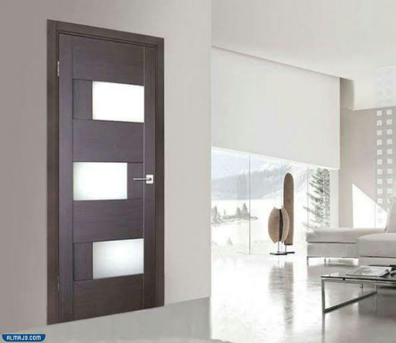 أحدث الأبواب الخشبية المميزة - أفضل ألوان الأبواب الخشبية