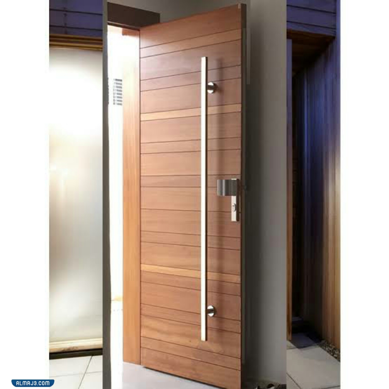 أبواب خشبية حديثة جاهزة - أفضل الألوان للأبواب الخشبية
