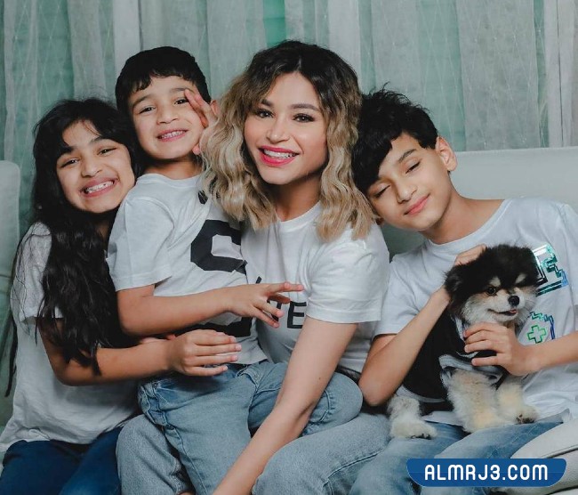 The case of Noha Nabil with her children