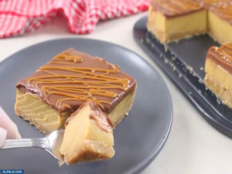 طريقة عمل حلى كريم كراميل بالبسكويت والقشطة