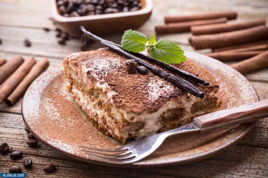 طريقة عمل حلى بسكوت الشاي والكريم كراميل بالكاكاو