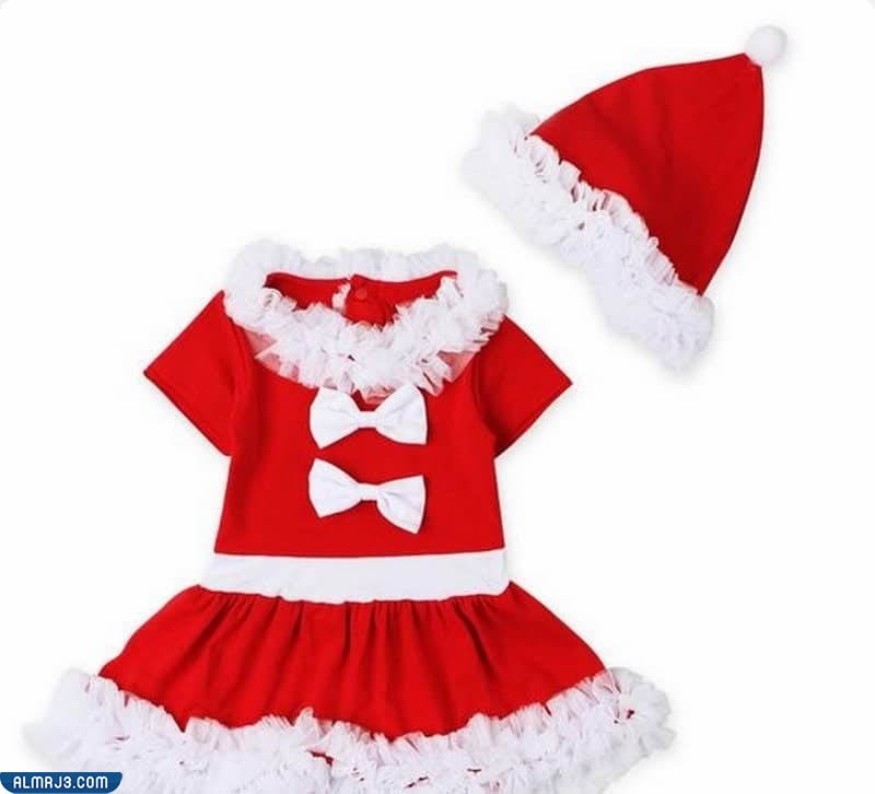 صور أزياء بابا نويل للبنات الصغيرة