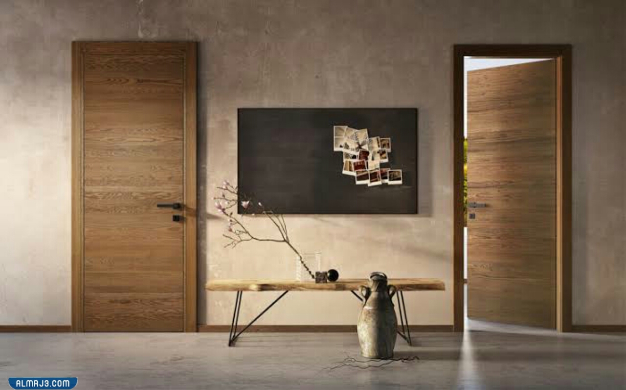 أحدث ابواب خشبية مميزة - افضل الوان الابواب الخشبية