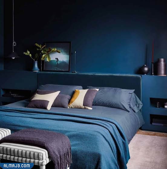 ألوان دهانات غرف نوم رومانسيه بالصور