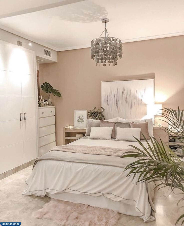 ألوان دهانات غرف نوم رومانسيه بالصور