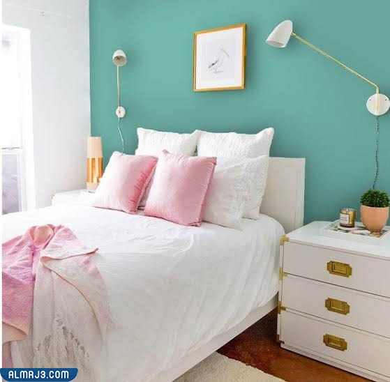 ألوان دهانات غرف نوم رومانسيه بالصور