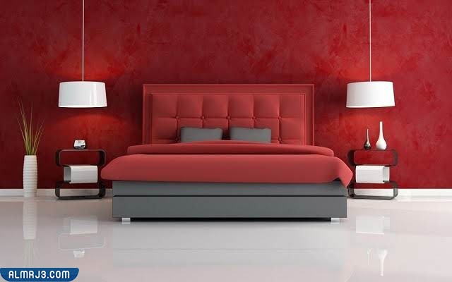 ألوان دهانات غرف نوم رومانسيه بالصور