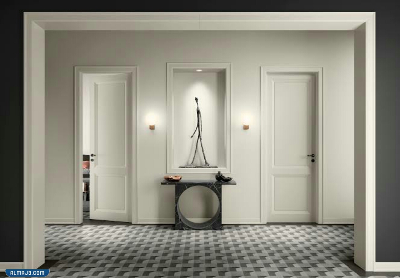 ابواب خشب كلاسيك رائعة - افضل الوان الابواب الخشبية