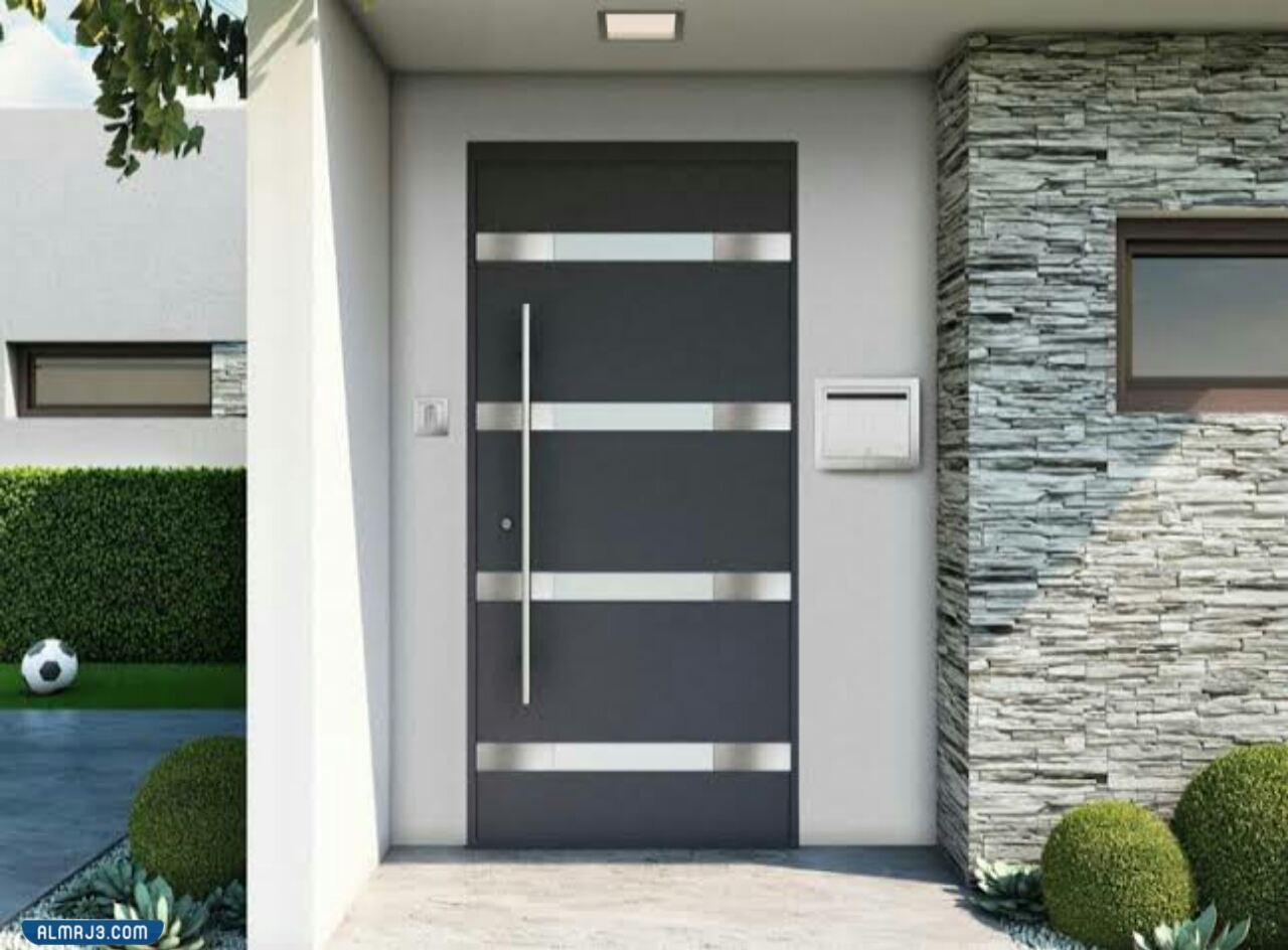 ابواب خشب مودرن جاهزة - افضل الوان الابواب الخشبية