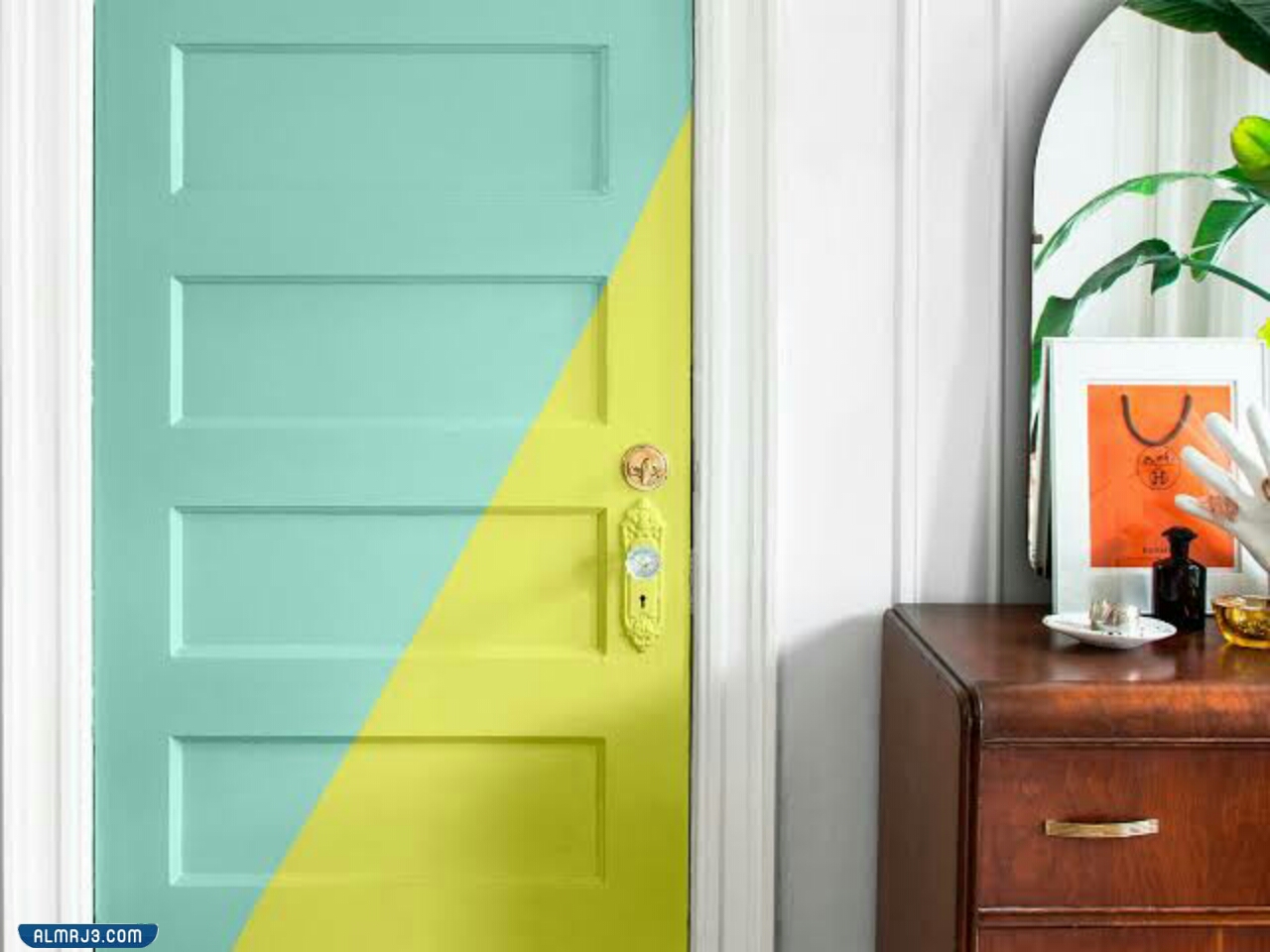 ابواب خشب مودرن داخلية