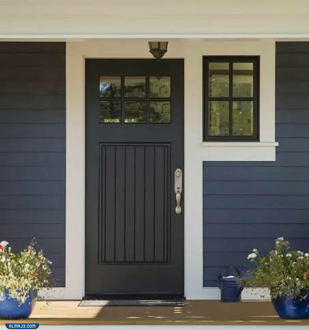 اشكال والوان ابواب خشب 2022 داخلية وخارجية