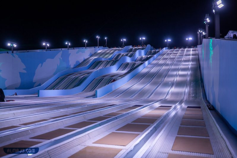 اطول زحليقه في موسم الرياض