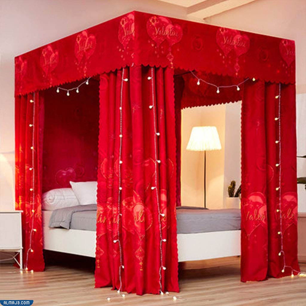 افكار لتزيين غرف النوم رومانسية 2022-4