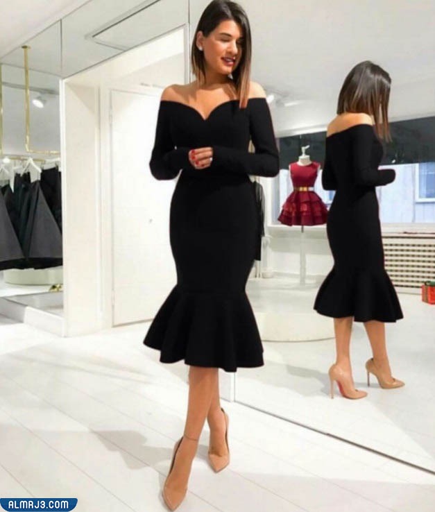 اللون الأسود لموضة شتاء ٢٠٢٢