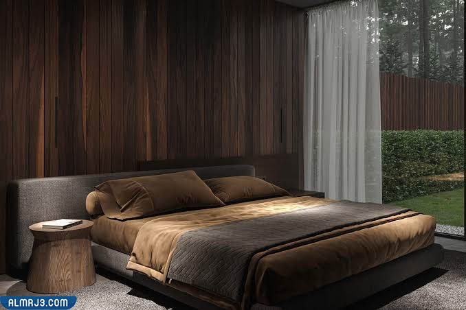 الوان دهانات حوائط غرف نوم بني