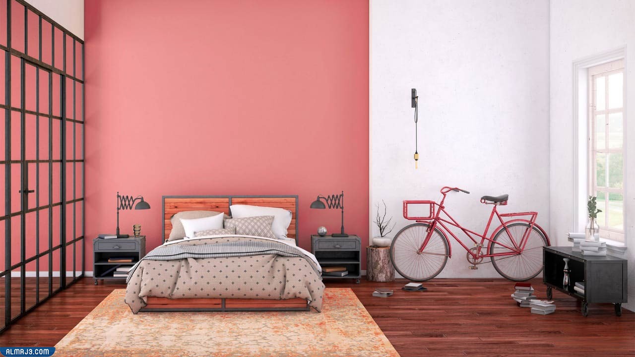 الوان دهانات غرف نوم رومانسيه هاديه