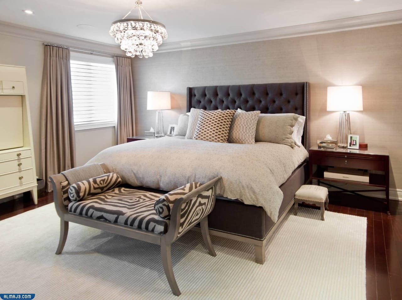 الوان دهانات غرف نوم رومانسيه