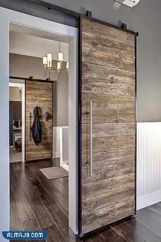 ابواب خشب مودرن كلاسيك