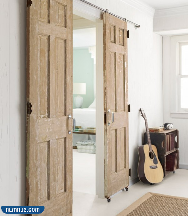 ابواب خشب مودرن كلاسيك