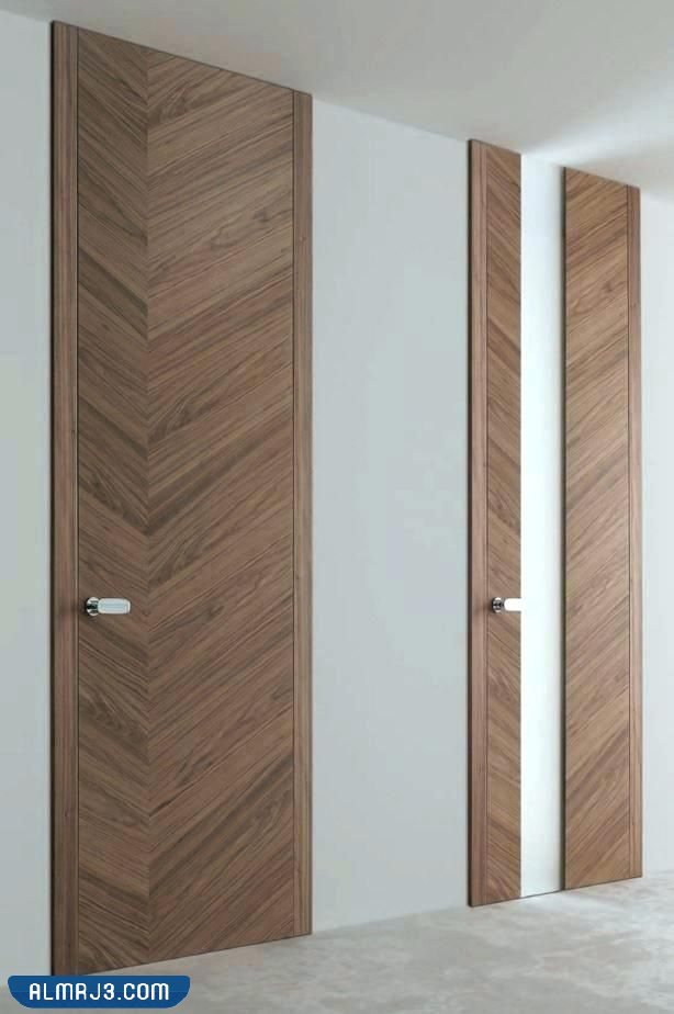 ابواب خشب ابيض مودرن وكلاسيك 2022
