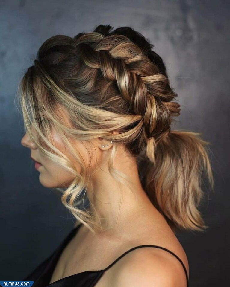 تسريحات شعر بسيطة للمناسبات للشعر القصير