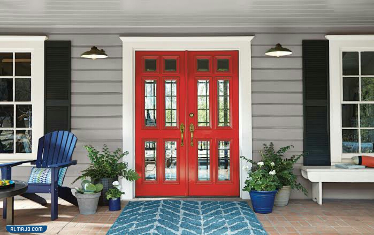 تصاميم ابواب خشب حديثة