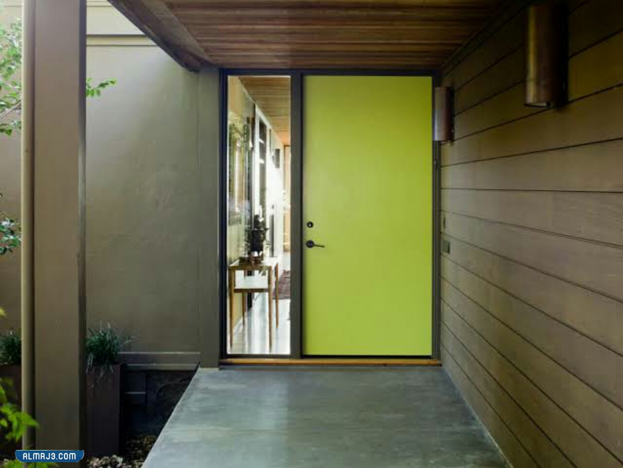 تصاميم ابواب خشب حديثة