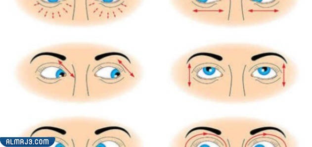 تمارين تعمل على تقوية عضلات العين