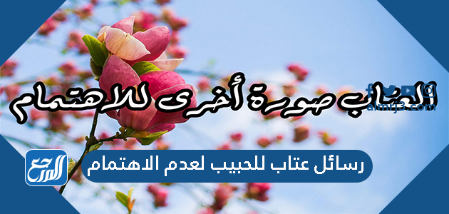 رسائل عتاب للحبيب لعدم الاهتمام