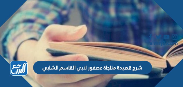 شرح قصيدة مناجاة عصفور لابي القاسم الشابي