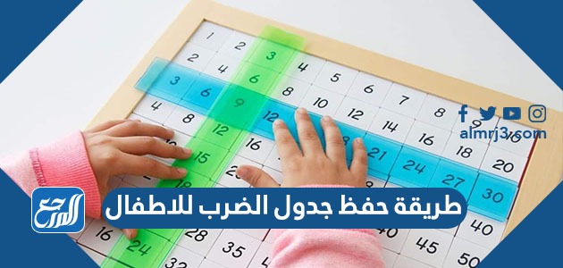 طريقة حفظ جدول الضرب للاطفال