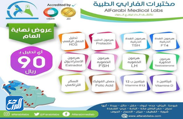 عروض نهاية العام من مختبرات الفارابي الطبية