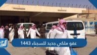 عفو ملكي جديد للسجناء 1443 الشروط وطريقة تقديم الطلب