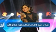 كلمات اغنية خاصمت النوم شيرين عبدالوهاب