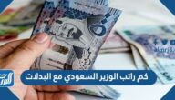 كم راتب الوزير السعودي مع البدلات 1447 