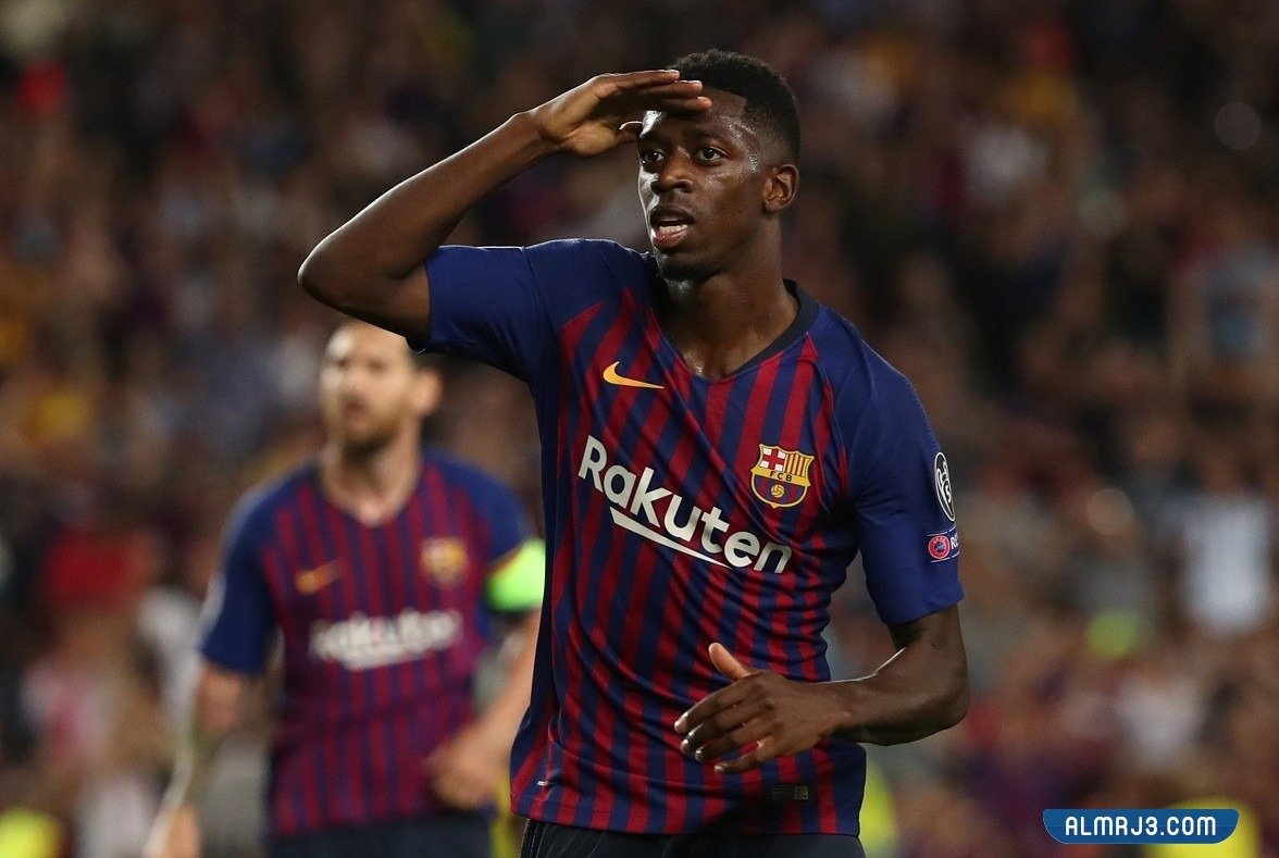 كم عدد أهداف عثمان ديمبلي مع برشلونة