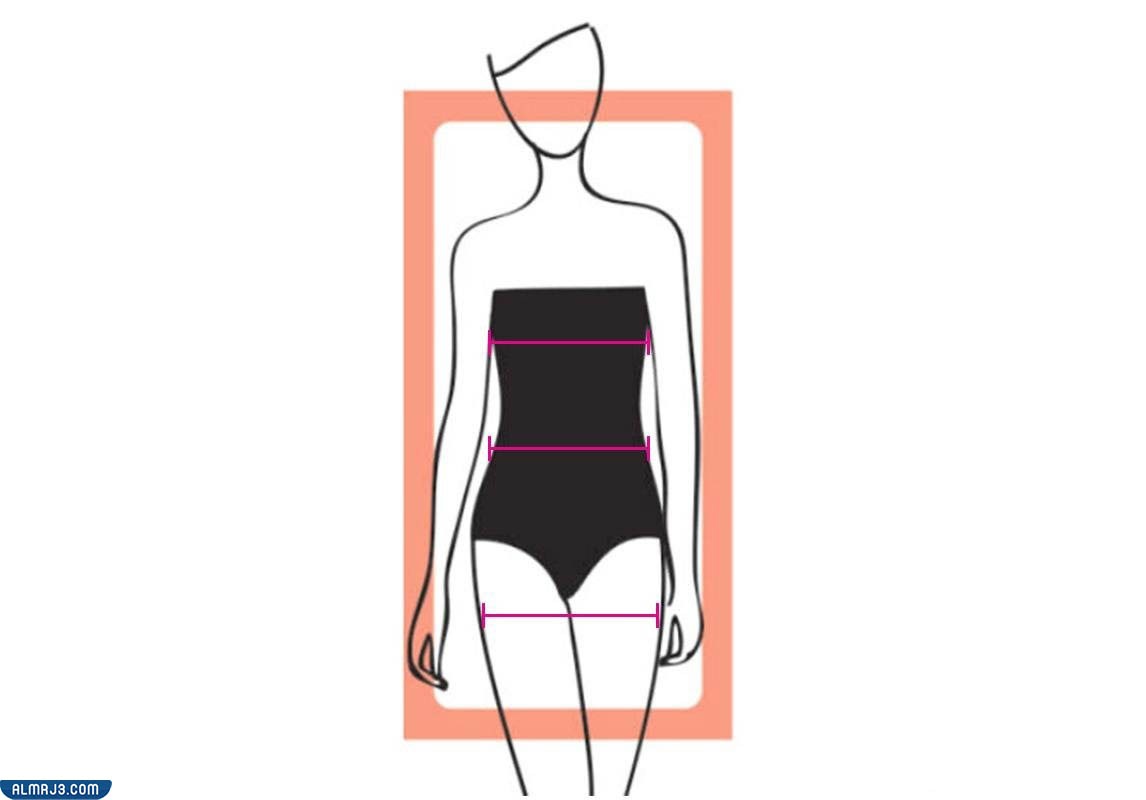 الملابس المناسبة لجسم المستطيل