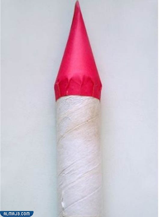 كيف نصنع صاروخ ورقي بالصور