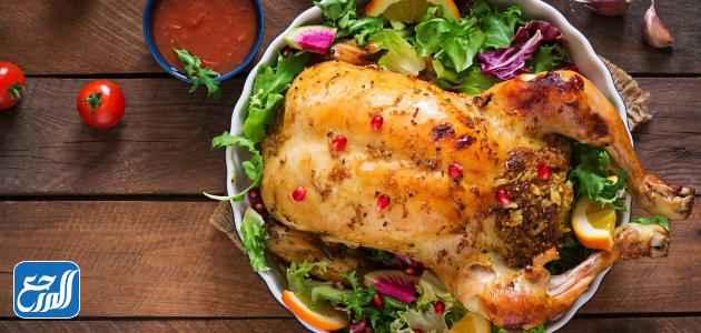 الدجاج المحشي