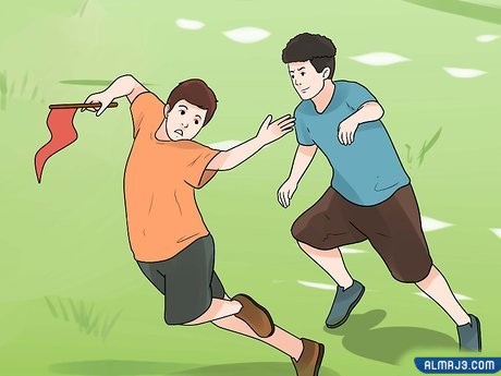 لعبة امسك العلم للأطفال