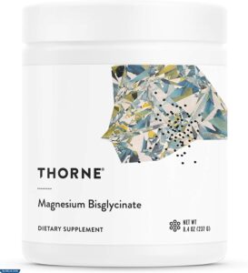 مسحوق ثورن المغنيسيوم بيسجليسينات Thorne Magnesium Bisglycinate Powder