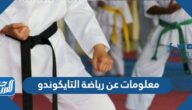 معلومات عن رياضة التايكوندو
